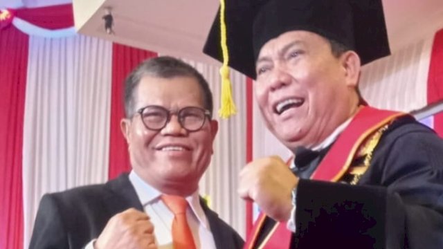 Prof Husain Syam Hadiri Langsung Pengukuhan Kepala BNN Sebagai Guru Besar PTIK
