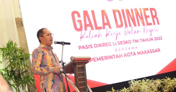 Danny Pomanto Promosikan Event F8 Hingga Branding Kota Makan Enak ke Peserta KKDN Pasis Dikreg LI Sesko TNI