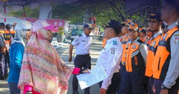 Dishub Makassar Turunkan Ratusan Personel Urai Kemacetan Sukseskan Hari OTDA XXVII