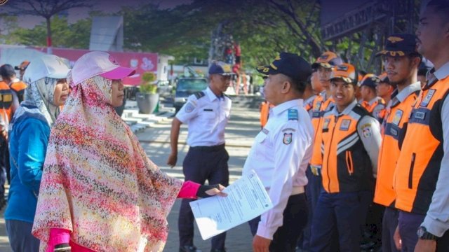 Dishub Makassar Turunkan Ratusan Personel Urai Kemacetan Sukseskan Hari OTDA XXVII