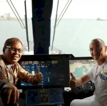 Danny Pomanto Jajal Kapal Terbaru Italian Navy Ship Francesco Morosini