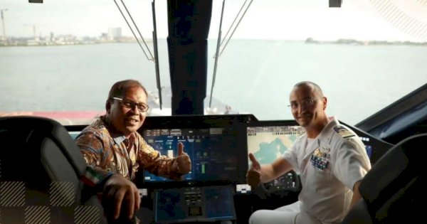 Danny Pomanto Jajal Kapal Terbaru Italian Navy Ship Francesco Morosini