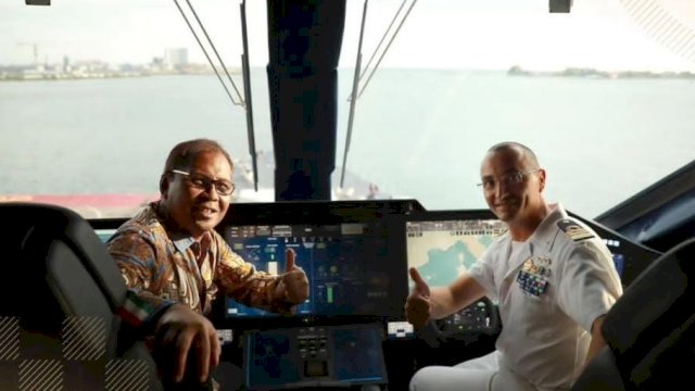 Danny Pomanto Jajal Kapal Terbaru Italian Navy Ship Francesco Morosini