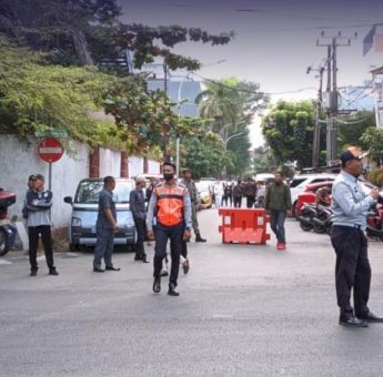 Personel Dishub Jaga Ketat Kawasan Anjungan Pantai Losari, Pastikan Peringatan Hari OTDA Berjalan Lancar