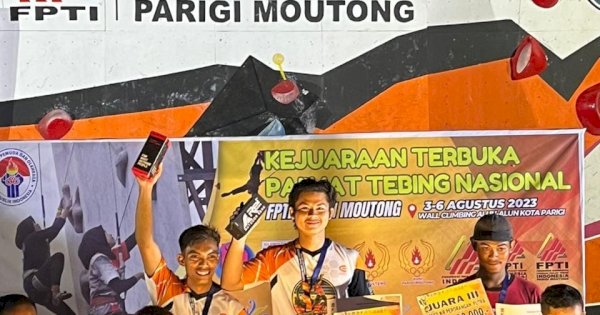 Andi Bukti Djufrie Sampaikan Selamat Usai  Atlet FPTI Makassar Sabet Emas di Parigi