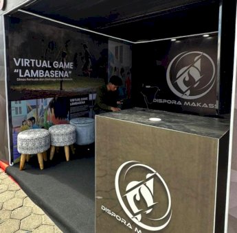 Dispora Ajak Pengunjung F8 Main Permainan Tradisional Lompat Tali Secara Virtual