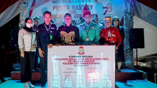 Deklarasi Bebas ODF, Dinas PU Apresiasi Kelurahan Paropo Wujudkan Lingkungan Sehat