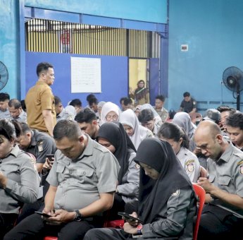 Evaluasi Tenaga Laskar Pelangi, 901 Pegawai Non-ASN Dinas PU Makassar Ikuti Ujian