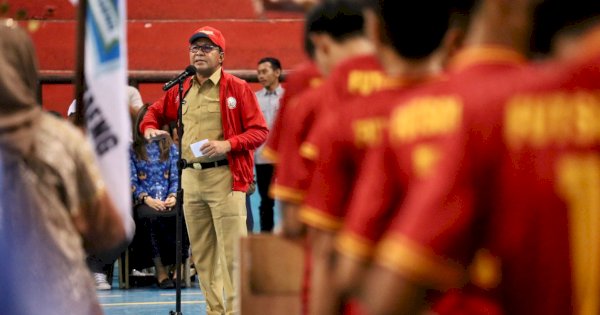 Danny Pomanto Bakar Semangat Kontingen Kejurda Futsal Sulsel 2023