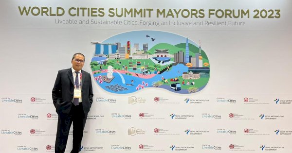 Danny Pomanto Jadi Pembicara di WCS Mayor Forum 2023, Paparkan Strategi Makassar Perkuat Ketahanan Iklim Berkelanjutan