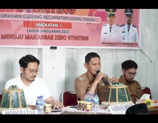 Hadiri FGD, Camat Ujung Tanah Minta Peran Orang Tua Cegah Stunting