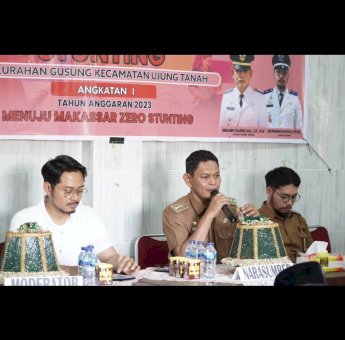 Hadiri FGD, Camat Ujung Tanah Minta Peran Orang Tua Cegah Stunting