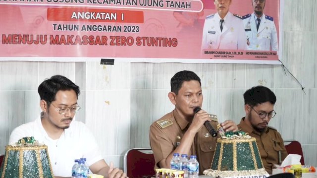 Hadiri FGD, Camat Ujung Tanah Minta Peran Orang Tua Cegah Stunting