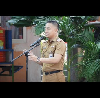 Pimpin Apel Pagi, Sekcam Ujung Tanah Tanamkan Etos Kerja