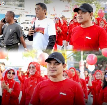 Ari Fadli Hadirkan Tripika Meriahkan Porseni se-Kecamatan Mamajang