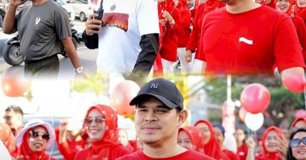 Ari Fadli Hadirkan Tripika Meriahkan Porseni se-Kecamatan Mamajang