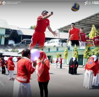 Camat Mamajang Ari Fadli Buka Porseni, Begini Arahannya ke Jajaran