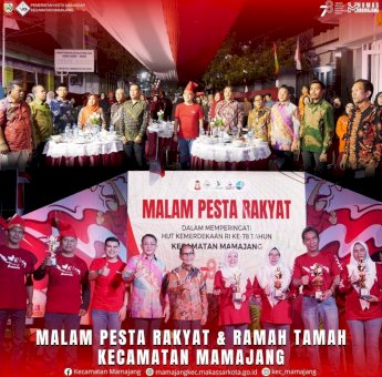 Meriahnya Pesta Rakyat HUT RI ke-78, Camat Mamajang: Terima Kasih