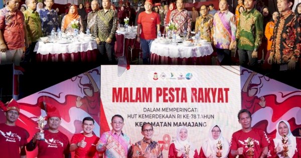 Meriahnya Pesta Rakyat HUT RI ke-78, Camat Mamajang: Terima Kasih