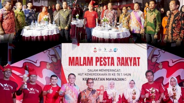 Meriahnya Pesta Rakyat HUT RI ke-78, Camat Mamajang: Terima Kasih