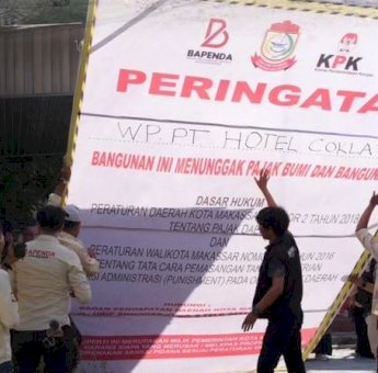 Menunggak PBB, Bapenda Makassar Beri Sanksi Pemasangan Stiker Hingga Baliho Peringatan