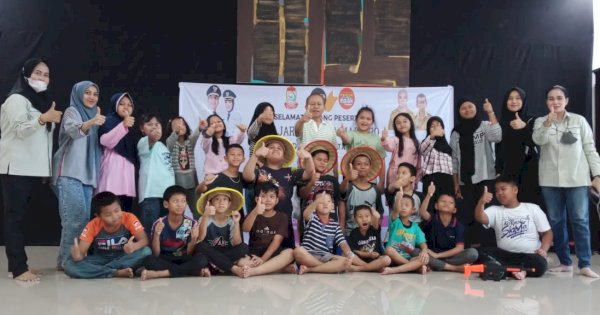 Pelajar SD-SMP se-Kota Makassar Belajar Seni Teater Bareng Maestro