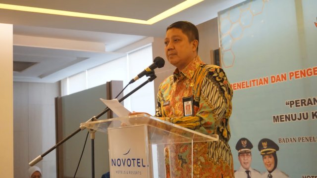 Kepala Balitbangda Makassar Andi Bukti Djufrie 
