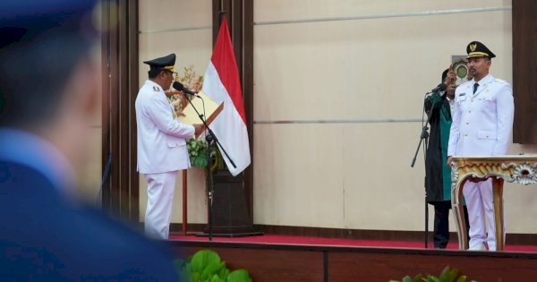 Pj Gubernur Sulsel Lantik Akbar Laluasa Jadi Wakil Bupati Luwu Timur