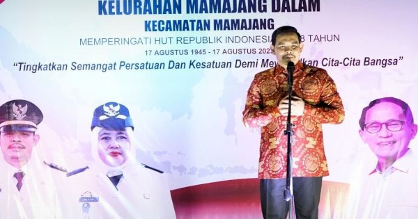 Kompak, Camat dan Sekcam Mamajang Hadiri Pesta Rakyat di Mamajang Dalam