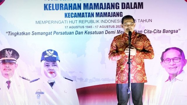 Kompak, Camat dan Sekcam Mamajang Hadiri Pesta Rakyat di Mamajang Dalam