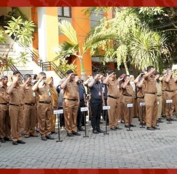 Camat Mamajang Pimpin Apel Pagi, Tekankan Disiplin hingga Ingatkan Non ASN Soal Ini