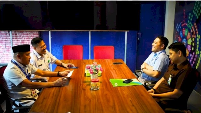 Perkenalan Pejabat Baru, Sekcam Mamajang Terima Kunjungan Manajemen BPJS Ketenagakerjaan