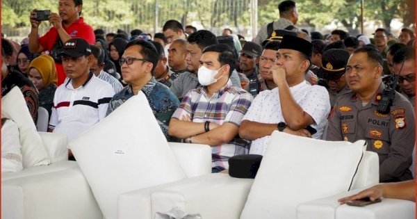 Hadiri Deklarasi Pemilu Damai, Camat Mamajang Imbau Warga Ikut Sukseskan Pemilu 2024
