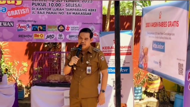 Peringatan Rabies Day, Camat Mamajang Harap Afa Edukasi Warga Soal Penyakit Rabies