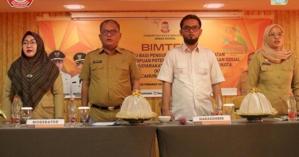 Gelar Bimtek, Plt Kadinsos Makassar Beri Edukasi Soal LKS