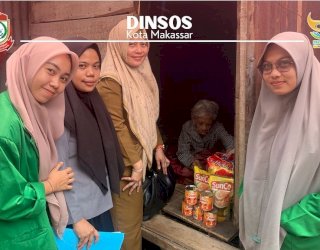 Dinsos Makassar Salurkan Bantuan Penyandang Disabilitas, Sasar Warga Ballaparang