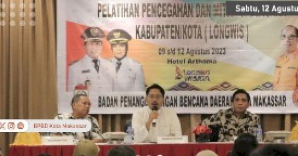 BPBD Makassar Beri Pelatihan Pencegahan Mtigasi Bencana Bagi Warga Lorong Wisata