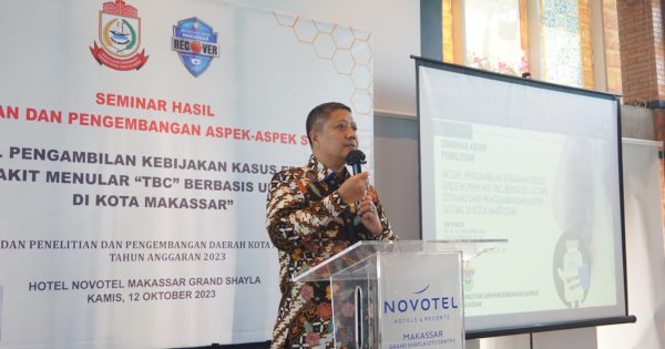 Balitbangda Lakukan Penelitian Petakan Pola Perkembangan Kasus TB di Makaasar