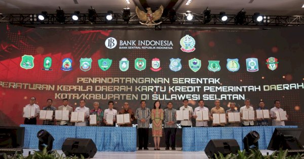 Pertama di Indonesia Timur, Pemprov Sulsel Launching KKPD hingga MoU Perkada KKPD 14 Daerah secara Serentak