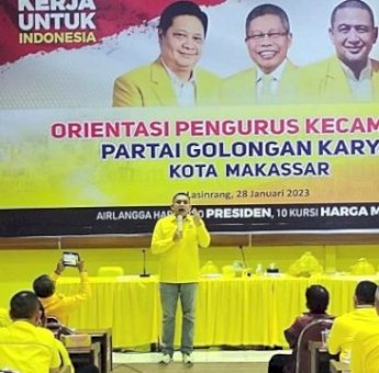 Abd Wahab Tahir Terima Kasih ke DPD I Soal Pemberian Urut 1 ke Ketua Golkar Makassar