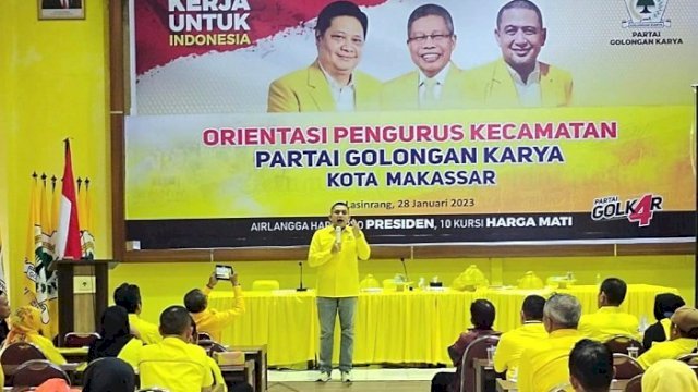 Abd Wahab Tahir Terima Kasih ke DPD I Soal Pemberian Urut 1 ke Ketua Golkar Makassar