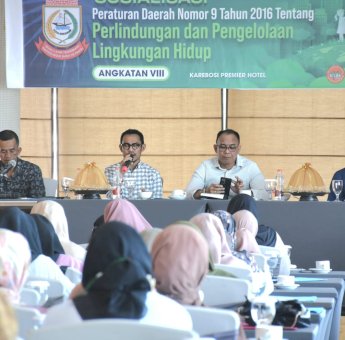 Sahruddin Said Gelar Sosper Bahas Lingkungan Hidup, Ajak Warga Jangan Buang Sampah Sembarangan