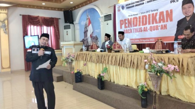 Anwar Faruq Gelar Sosper Perda Pendidikan Baca Tulis Al-Qur&rsquo;an, Ajak Warga Memahami dan Mengamalkan