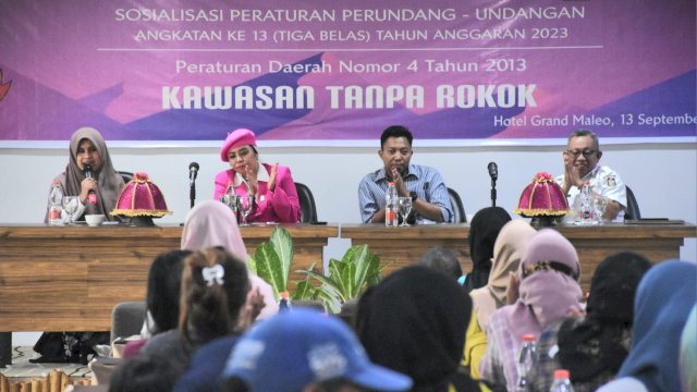 Sosper Bahas Kawasan Tanpa Rokok, Nunung Dasniar Dukung Ruang Khusus KTR di Makassar