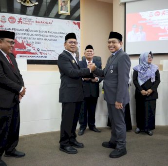 Momentum HUT Kota Makassar ke-416, 196 ASN Pemkot Raih Penghargaan Satyalencana Karya Satya