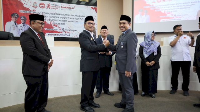 Momentum HUT Kota Makassar ke-416, 196 ASN Pemkot Raih Penghargaan Satyalencana Karya Satya