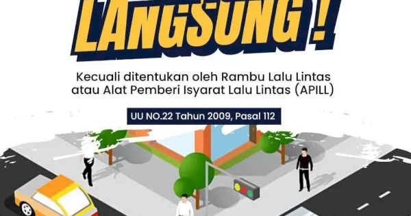 Tidak Boleh Belok Kiri Langsung, Kadishub : Ayo Sebar Aturan Ini