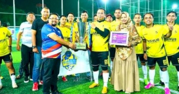 Harhubnas 2023, Tim Dishub Makassar Juara Turnamen Mini Soccer