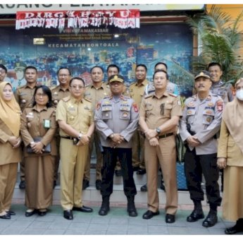 Ciptakan Lingkungan Aman, Aswin Terima Kunjungan Kapolsek Bontoala