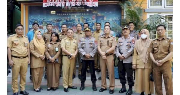 Ciptakan Lingkungan Aman, Aswin Terima Kunjungan Kapolsek Bontoala